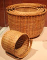 Nesting Nantucket Lightship Baskets by Irving H. Burnside at Art Institute of Chicago. Chicago, IL.