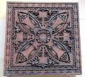 Terracotta decorative panel from demolished Eli B. Felsenthal Store, Chicago by Louis H. Sullivan at Art Institute of Chicago. Chicago, IL.