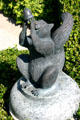 Squirrel statue at White River Gardens. Indianapolis, IN.