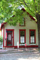 Heritage cottage in Lockerbie Square historic neighborhood. Indianapolis, IN.