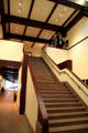 Stairway in Eiteljorg Museum. Indianapolis, IN.