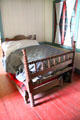 Spool bed with trundle bed in Old French House. Vincennes, IN.