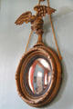Early American mirror in dining room at Grouseland. Vincennes, IN.