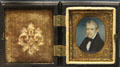 Miniature portrait of candidate William Henry Harrison at Grouseland. Vincennes, IN.