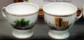 China cups used by Harrison's at Grouseland. Vincennes, IN.