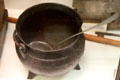 William Henry Harrison's iron cooking pot at Grouseland. Vincennes, IN.