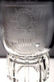 Detail of Steuben glass bowl by Sidney Waugh at Eisenhower Museum. Abilene, KS.