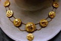 Gold necklace made of replica ancient Greek coins given by Prime Minister of Greece at Eisenhower Museum. Abilene, KS.