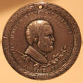 Ulysses S. Grant peace treaty medal at Sedgwick County Historical Museum. Wichita, KS.