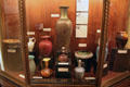 Collection of American Art Pottery at Sedgwick County Historical Museum. Wichita, KS.