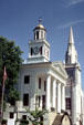 Courthouse & church. Mayville, KY