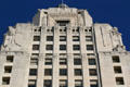 Art Deco octagonal crown of Louisiana State Capitol. Baton Rouge, LA.