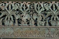 Bronze screen with pelicans at Louisiana State Capitol. Baton Rouge, LA.