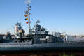 Superstructure details of destroyer USS Kidd. Baton Rouge, LA.