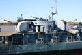 Gun turrets of destroyer USS Kidd. Baton Rouge, LA.