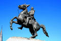 Equestrian statue of General Andrew Jackson in Jackson Square. New Orleans, LA.
