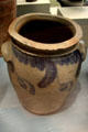 Stoneware food storage jar at Cabildo Museum. New Orleans, LA.