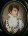 Miniature portrait of Emperor Napoleon at Cabildo Museum. New Orleans, LA.