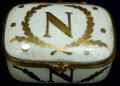 Snuff box with symbol of Napoleon at Cabildo Museum. New Orleans, LA.