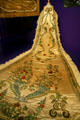 Mardi Gras Queen's mantle at Presbytère Museum. New Orleans, LA.