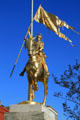 Equestrian statue of Joan of Arc on Decatur at St. Phillip St. New Orleans, LA.