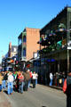 Bourbon Street jazz & nightclubs. New Orleans, LA.
