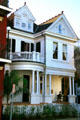 White shingled house. New Orleans, LA.