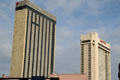 Sheraton New Orleans by Farret & Tabher & New Orleans Marriott by Curtis and Davis. New Orleans, LA.