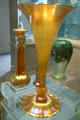 Trumpet vase by Louis Comfort Tiffany of Long Island, NY, at New Orleans Museum of Art. New Orleans, LA.