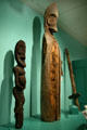 Melanesian totems & slit gong from Vanuatu at New Orleans Museum of Art. New Orleans, LA.