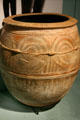 Luo peoples earthenware storage jar from Sudan or Uganda, at New Orleans Museum of Art. New Orleans, LA.