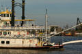 Creole Queen steamboat on Mississippi River. New Orleans, LA.