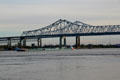 Crescent City Connection Bridge structure. New Orleans, LA.