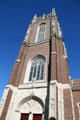 Tower of Church of the Most Holy Name of Jesus at Loyola University. New Orleans, LA.