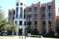 Facade of J. Edgar & Louise S. Monroe Library at Loyola University. New Orleans, LA.