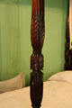 Bed post carving details symbolic of wheat, rice & tobacco, then grown at Destrehan Plantation. Destrehan, LA.