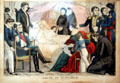 Print showing Death of Napoleon at Destrehan Plantation. Destrehan, LA.