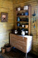 Interior of slave cabin at Laura Plantation. Vacherie, LA.