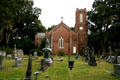 Graveyard of Grace Episcopal Church. St. Francisville, LA.