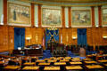 House chamber of Massachusetts State House at floor level. Boston, MA.