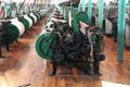 Belt driven weaving machines at Boott Cotton Mills. Lowell, MA.