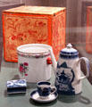 Chinese porcelain trade goods at Boott Cotton Mills. Lowell, MA.