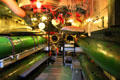 Forward torpedo room of Submarine Lionfish at Battleship Cove. Fall River, MA.