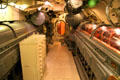 Engine room of Submarine Lionfish at Battleship Cove. Fall River, MA.