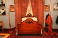 Lizzie Borden's bed & collection at Fall River Historical Society Museum. Fall River, MA.