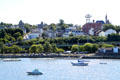 Skyline of Historic Highlands of Fall River. Fall River, MA.