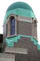 Tower of Temple Beth-El Synagogue. Fall River, MA.