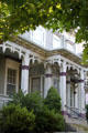 Italianate brackets of Mary Parker Howland House. New Bedford, MA.