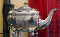 American coin silver teapot at Rotch-Jones-Duff House. New Bedford, MA.