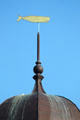 Whale finial atop New Bedford Whaling Museum. New Bedford, MA.